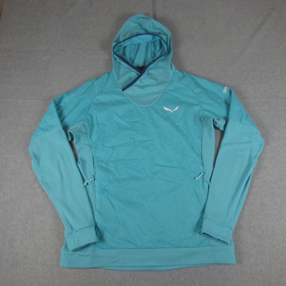 Salewa Pedroc Polartec Alpha Hoody Womens L Blue Pullover‎ Windbreaker Jacket